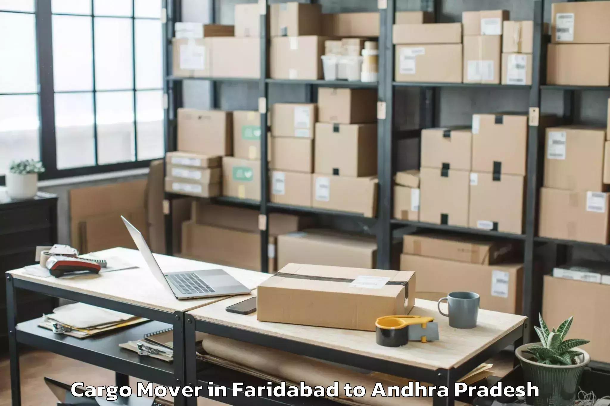 Book Your Faridabad to Uyyalavada Cargo Mover Today